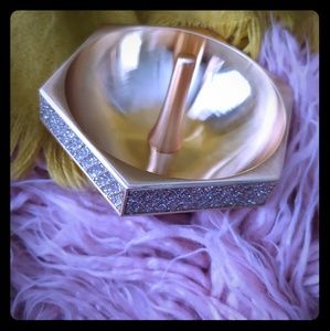 Waterford Lismore Diamond Gold Ring Holder